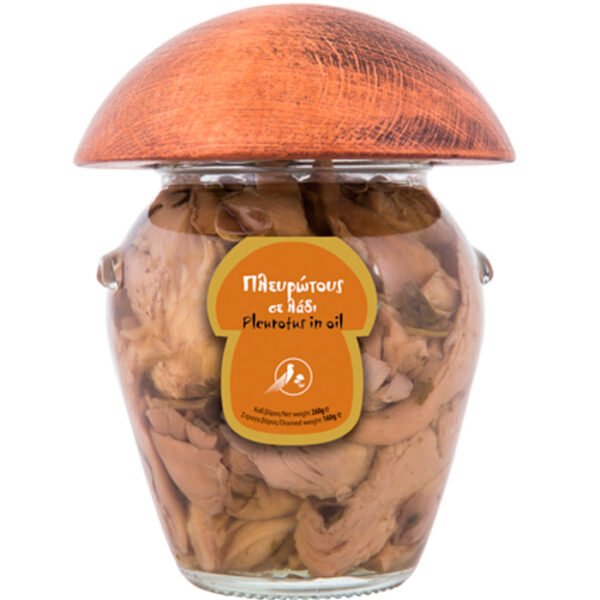 Oyster mushroom in oil (Pleurotus ostreatus)